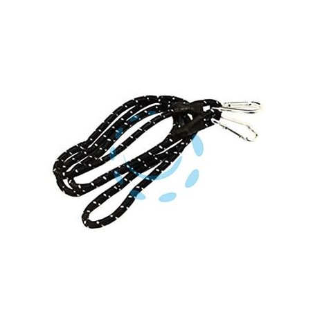 CORDA ELASTICA CON MOSCHETTONI MM.10X1,5MT - ø mm.10 x mt.1,5