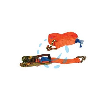 CINGHIA MM.50 CON FIBBIA DI ANCORAGGIO E CRICCHETTO ART.8182 - mt.10.5