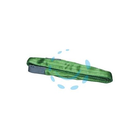 CINGHIE DI SOLLEVAMENTO CON FASCIA A DOPPIO STRATO MM.60 - mt.2 x mm.60h. - portata Kg.2000 colore verde