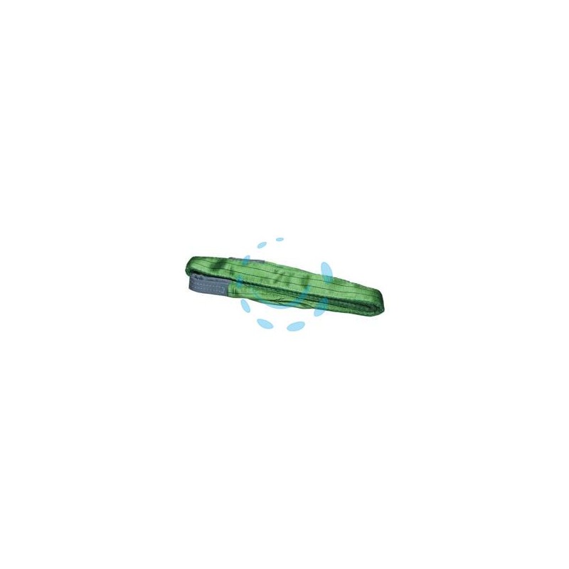 CINGHIE DI SOLLEVAMENTO CON FASCIA A DOPPIO STRATO MM.60 - mt.3 x mm.60h. - portata Kg.2000 colore verde