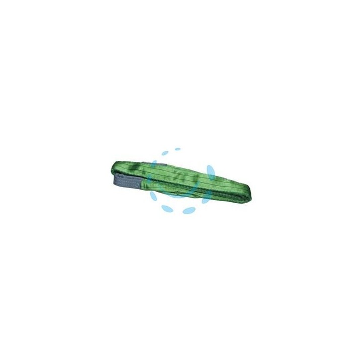 CINGHIE DI SOLLEVAMENTO CON FASCIA A DOPPIO STRATO MM.60 - mt.5 x mm.60h. - portata Kg.2000 colore verde