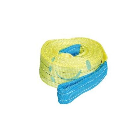 CINGHIE DI SOLLEVAMENTO CON FASCIA A DOPPIO STRATO MM.90 - mt.3 x mm.90h. - portata Kg.3000 colore giallo