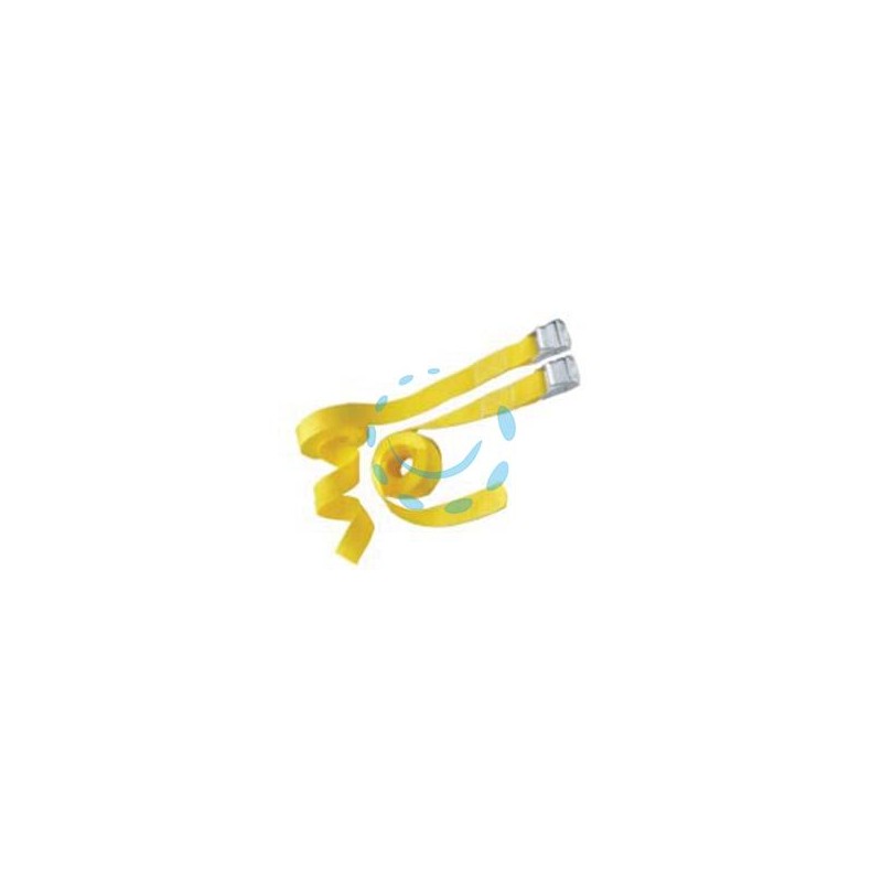 CINGHIA CON FIBBIA DI SERRAGGIO - mt.4,5 x mm.25h. in conf. da pz.2