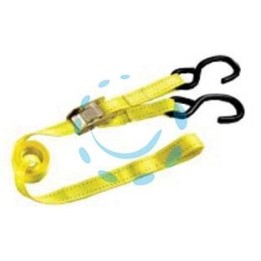 CINGHIA MM.25 CON GANCI A S E MORSETTO - mt.2 x mm.25h.
