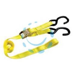 CINGHIA MM.25 CON GANCI A S E MORSETTO - mt.2 x mm.25h.