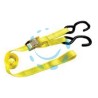 CINGHIA MM.25 CON GANCI A S E MORSETTO - mt.4,5 x mm.25h.