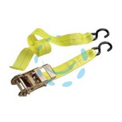 CINGHIA MM.50 CON GANCI A S E CRICCHETTO - mt.4,5 x mm.50h.