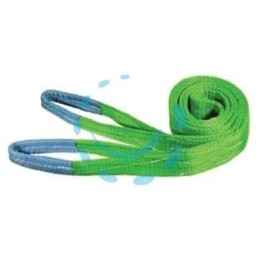 CINGHIA DI SOLLEVAMENTO CON FASCIA A DOPPIO STRATO MM.75 - mt.2 x mm75h. - portata Kg.2000 colore verde 