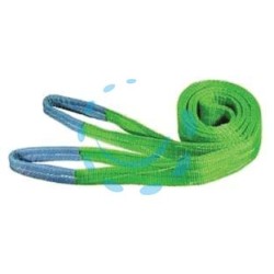 CINGHIA DI SOLLEVAMENTO CON FASCIA A DOPPIO STRATO MM.75 - mt.4 x mm75h. - portata Kg.2000 colore verde