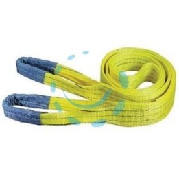 CINGHIA DI SOLLEVAMENTO CON FASCIA A DOPPIO STRATO MM.100 - mt.5 x mm100h. - portata Kg.3000 colore giallo