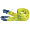 CINGHIA DI SOLLEVAMENTO CON FASCIA A DOPPIO STRATO MM.100 - mt.6 x mm100h. - portata Kg.3000 colore giallo