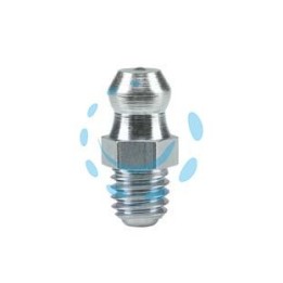 TESTINA PER INGRASSATORE CONICO H1-DRITTO-180° - M 6X1