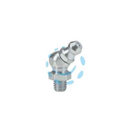 TESTINA PER INGRASSATORE CONICO H2-45° - maschio G 1/8"