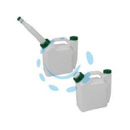 TANICA DOPPIA PER BENZINA/OLIO LT.1 + 0,05 - lt.1 + lt.0,05