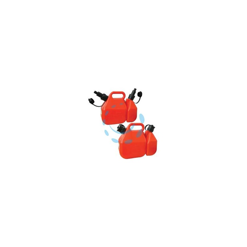 TANICA DOPPIA PER BENZINA/OLIO LT.6 +2,5 - lt.6 + lt.2,5