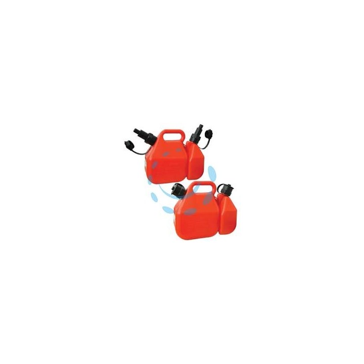 TANICA DOPPIA PER BENZINA/OLIO LT.6 +2,5 - lt.6 + lt.2,5