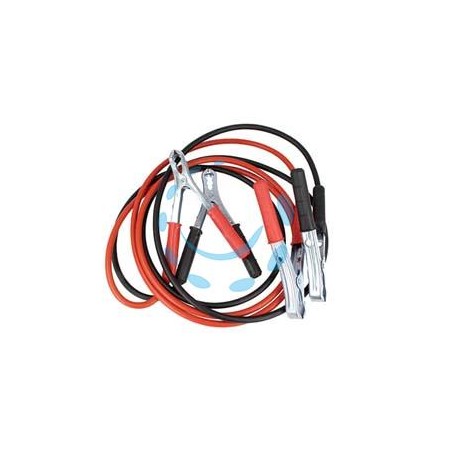 CAVI COLLEGAMENTO BATTERIA AUTO - mt.2,5 sezione mmq.10 - pinze 120A