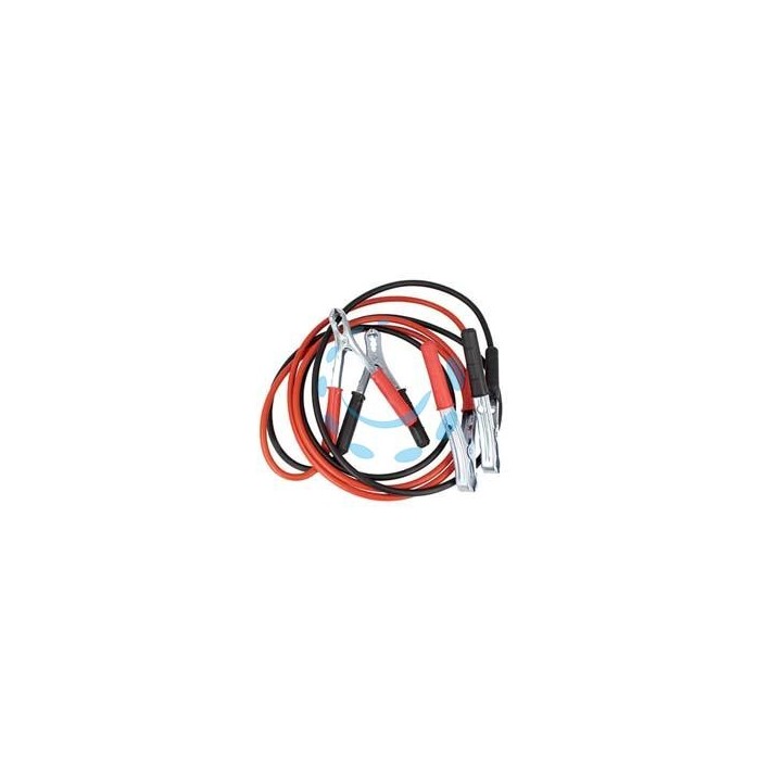 CAVI COLLEGAMENTO BATTERIA AUTO - mt.2,5 sezione mmq.10 - pinze 120A