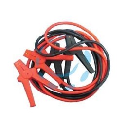 CAVI COLLEGAMENTO BATTERIA AUTO PINZE RIVESTITE - mt.4,5, 480A, cavo interno mm2 35