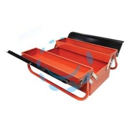 CASSETTA IN METALLO A 3 SCOMPARTI - cm.40x20x16h. 