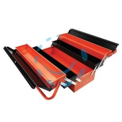 CASSETTA IN METALLO A 5 SCOMPARTI - cm.43x21x21h. 
