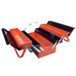 CASSETTA IN METALLO A 5 SCOMPARTI LUNGA - cm.53x21x21h. 