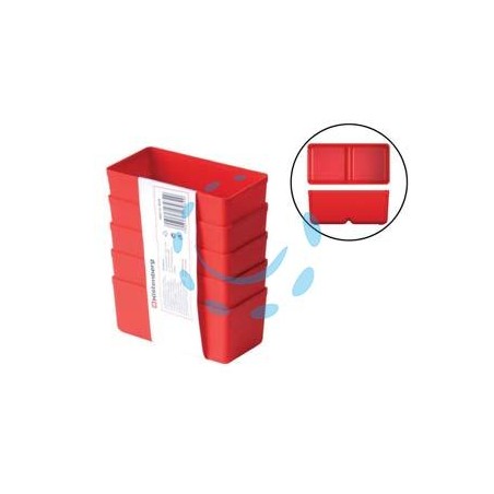 VASCHETTA PORTAMINUTERIA UNITE SET PEZZI 5 KBS115 - mm.110x55x55h. 