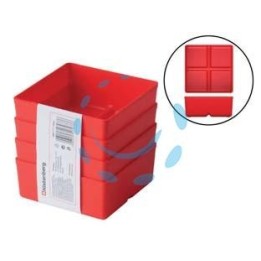VALIGIA PORTAMINUTERIA UNITE SET PEZZI 4 - mm.110x110x50h. art.KBS115 