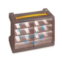 CASSETTIERA PORTAMINUTERIE POKER 8 CON MANIGLIA - mm.279x150x195h.