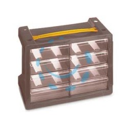 CASSETTIERA PORTAMINUTERIE POKER 8 CON MANIGLIA - mm.279x150x195h.
