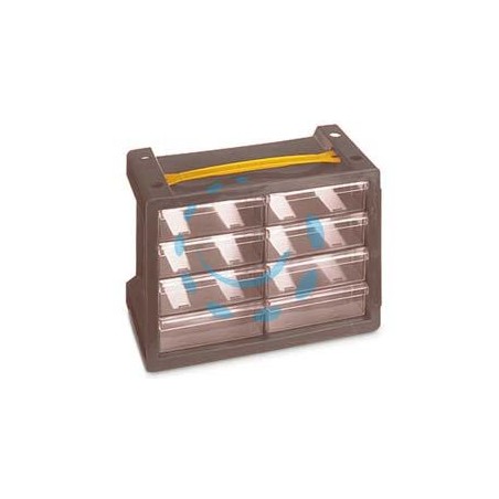 CASSETTIERA PORTAMINUTERIE POKER 8 CON MANIGLIA - mm.279x150x195h.