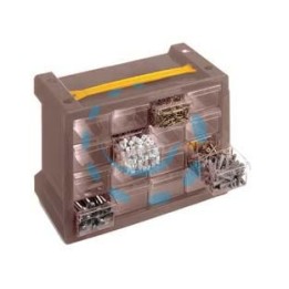 CASSETTIERA PORTAMINUTERIE POKER 16 CON MANIGLIA - mm.279x150x155h.
