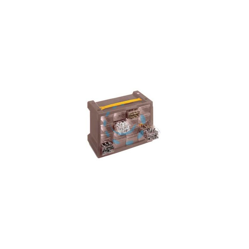 CASSETTIERA PORTAMINUTERIE POKER 16 CON MANIGLIA - mm.279x150x155h.