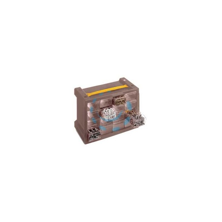 CASSETTIERA PORTAMINUTERIE POKER 16 CON MANIGLIA - mm.279x150x155h.