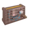 CASSETTIERA PORTAMINUTERIE POKER 25 CON MANIGLIA - mm.470x150x240h.