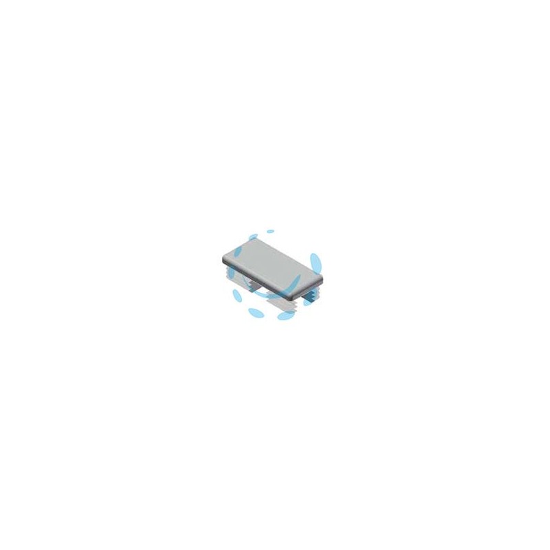 TAPPO PER PIANTANA A FILO IN PLASTICA GRIGIO - mm.30x80