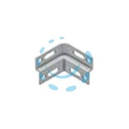 STAFFA DI FISSAGGIO UNIVERSALE AD ANGOLO - mm.100 l.x49 h.