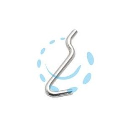 GANCI PER PANNELLI FORATI N.2 - mm.15x42