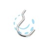 GANCI PER PANNELLI FORATI N.3 - mm.25x37