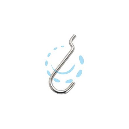 GANCI PER PANNELLI FORATI N.4 - mm.22x53
