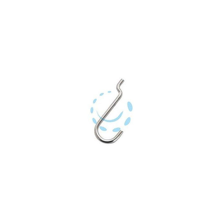 GANCI PER PANNELLI FORATI N.4 - mm.22x53