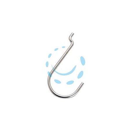 GANCI PER PANNELLI FORATI N.5 - mm.40x75
