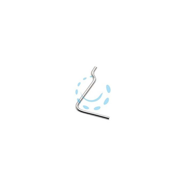 GANCI PER PANNELLI FORATI N.6 - mm.38x53