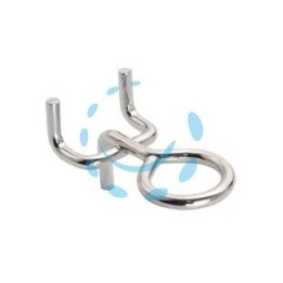 GANCI PER PANNELLI FORATI AD OCCHIOLO ART.706 - interasse mm.25