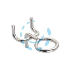GANCI PER PANNELLI FORATI AD OCCHIOLO ART.706 - interasse mm.25