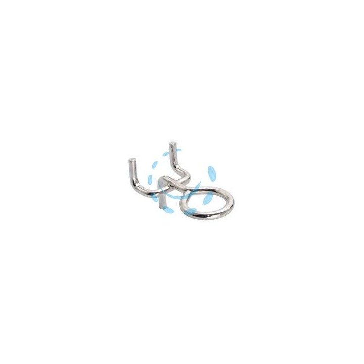 GANCI PER PANNELLI FORATI AD OCCHIOLO ART.706 - interasse mm.25
