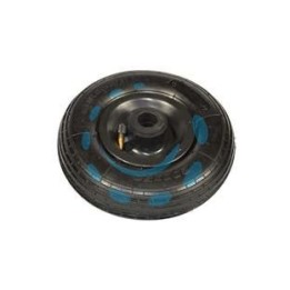RUOTA PER CARRELLO PNEUMATICA MM.200 CON CUSCINETTO CERCHIO PLASTICA - ø mm.200x50 foro mm.20