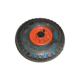 RUOTA PER CARRELLO PNEUMATICA MM.260 CON CUSCINETTO CERCHIO PLASTICA - ø mm.260x85 foro mm.20