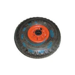 RUOTA PER CARRELLO PNEUMATICA MM.260 CON CUSCINETTO CERCHIO PLASTICA - ø mm.260x85 foro mm.20