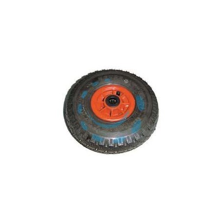 RUOTA PER CARRELLO PNEUMATICA MM.260 CON CUSCINETTO CERCHIO PLASTICA - ø mm.260x85 foro mm.20